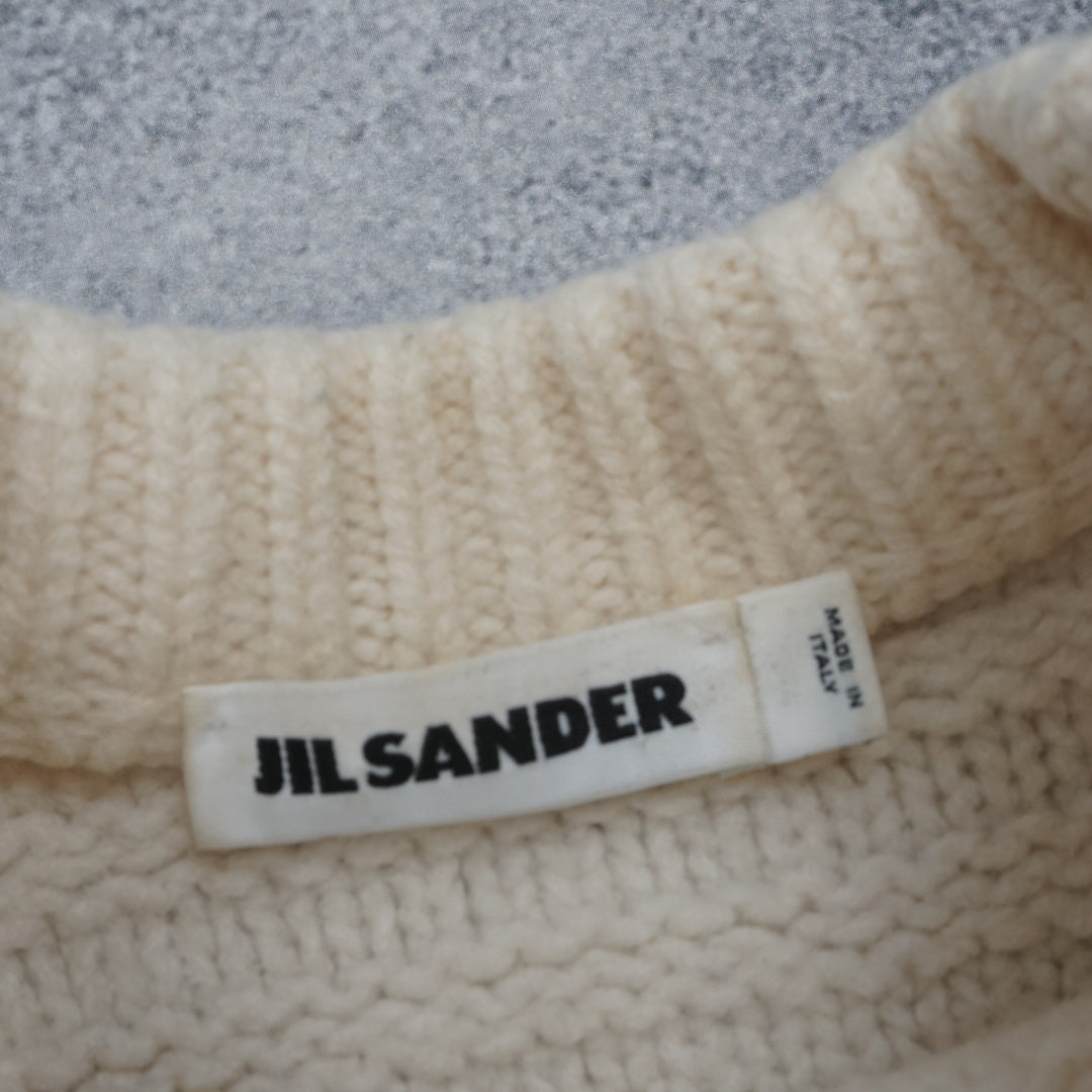 Jil Sander Chunky Cable Knit Sweater
