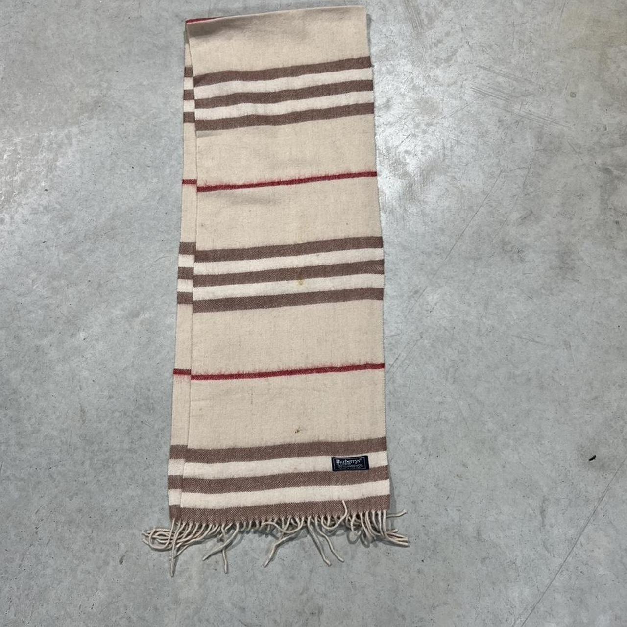 90s Burberrys Striped Scarf