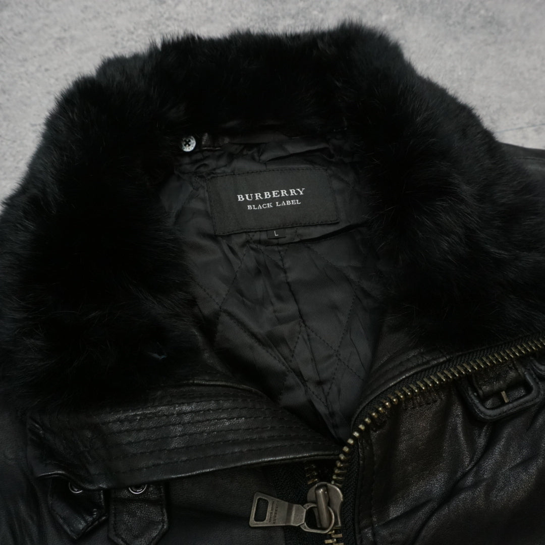 Burberry Black Label Leather Jacket
