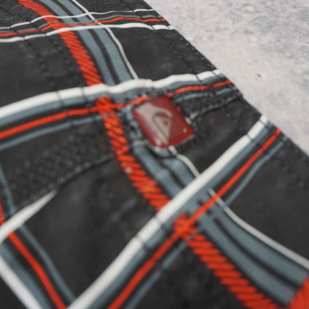 Quiksilver Plaid Graphic Board Shorts
