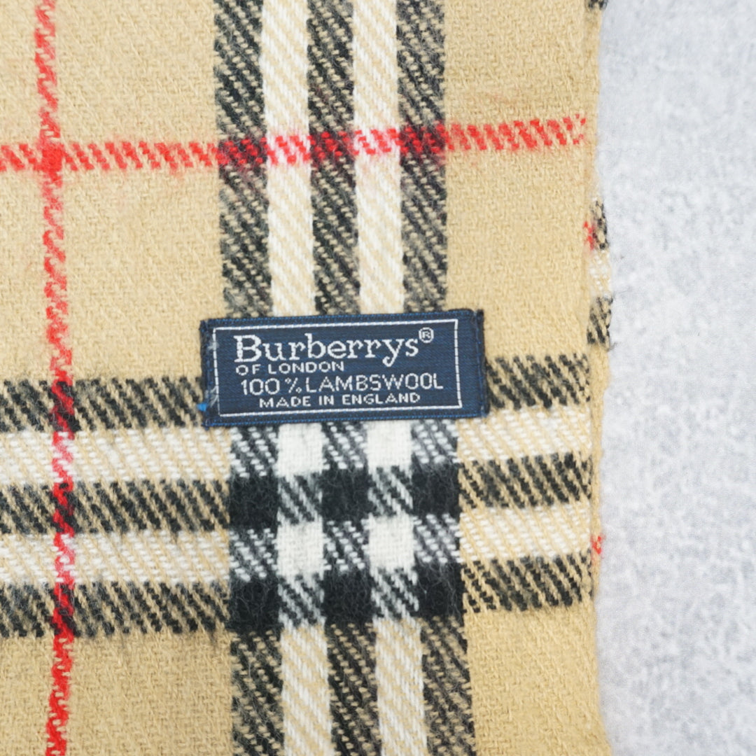 Burberry Lambswool Checked Scarf