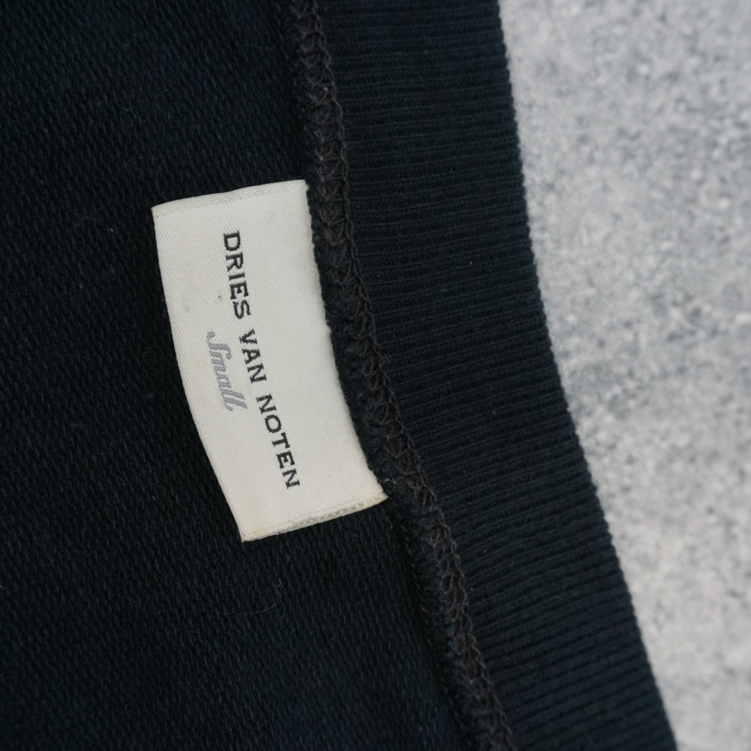 Dries Van Noten Cropped V-neck Sweater