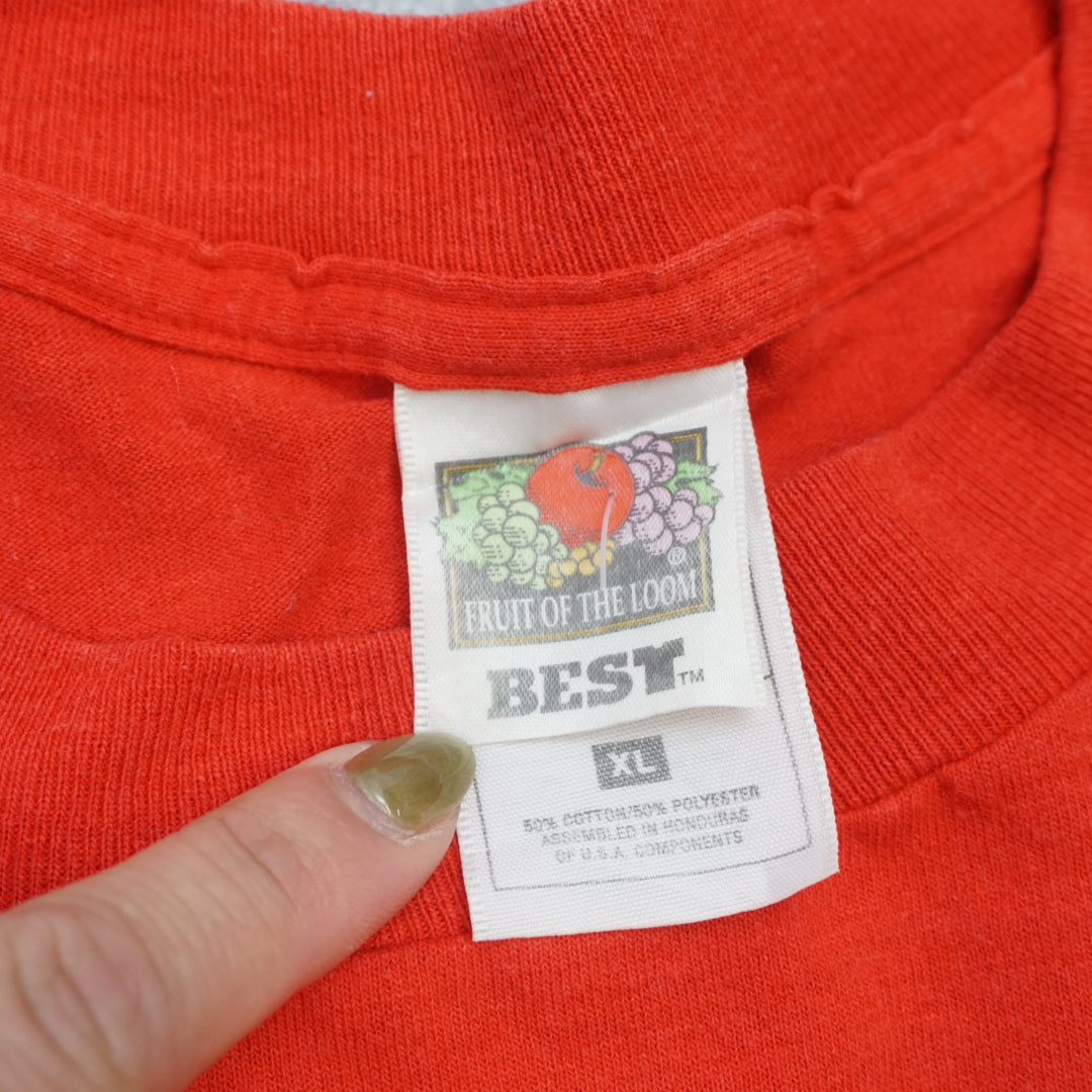 90s Fruit Of The Loom Cardinal Basketball Graphic T-Shirt