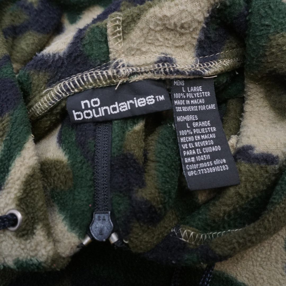 No Boundaries Camo Fleece Hoodie