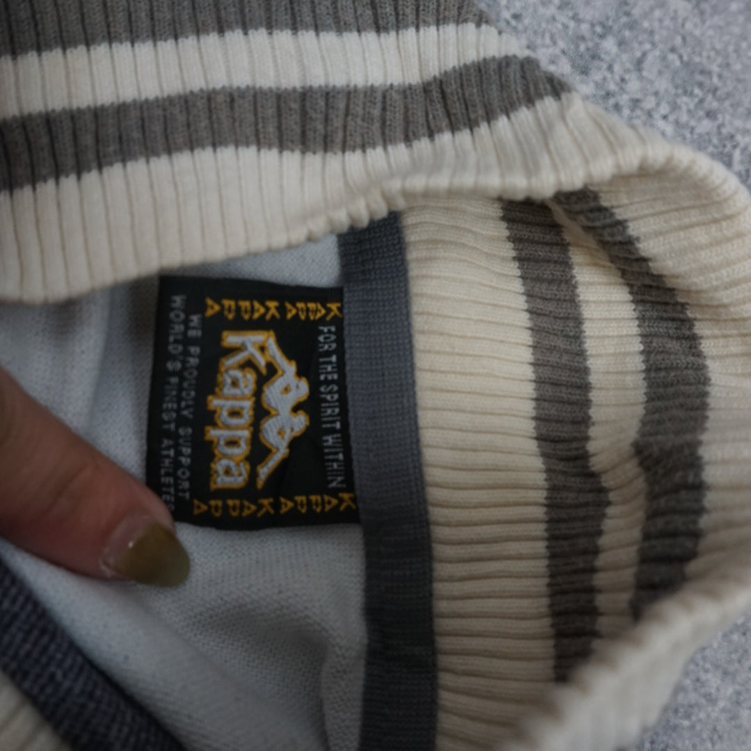 90s Kappa Striped Trim Track Jacket