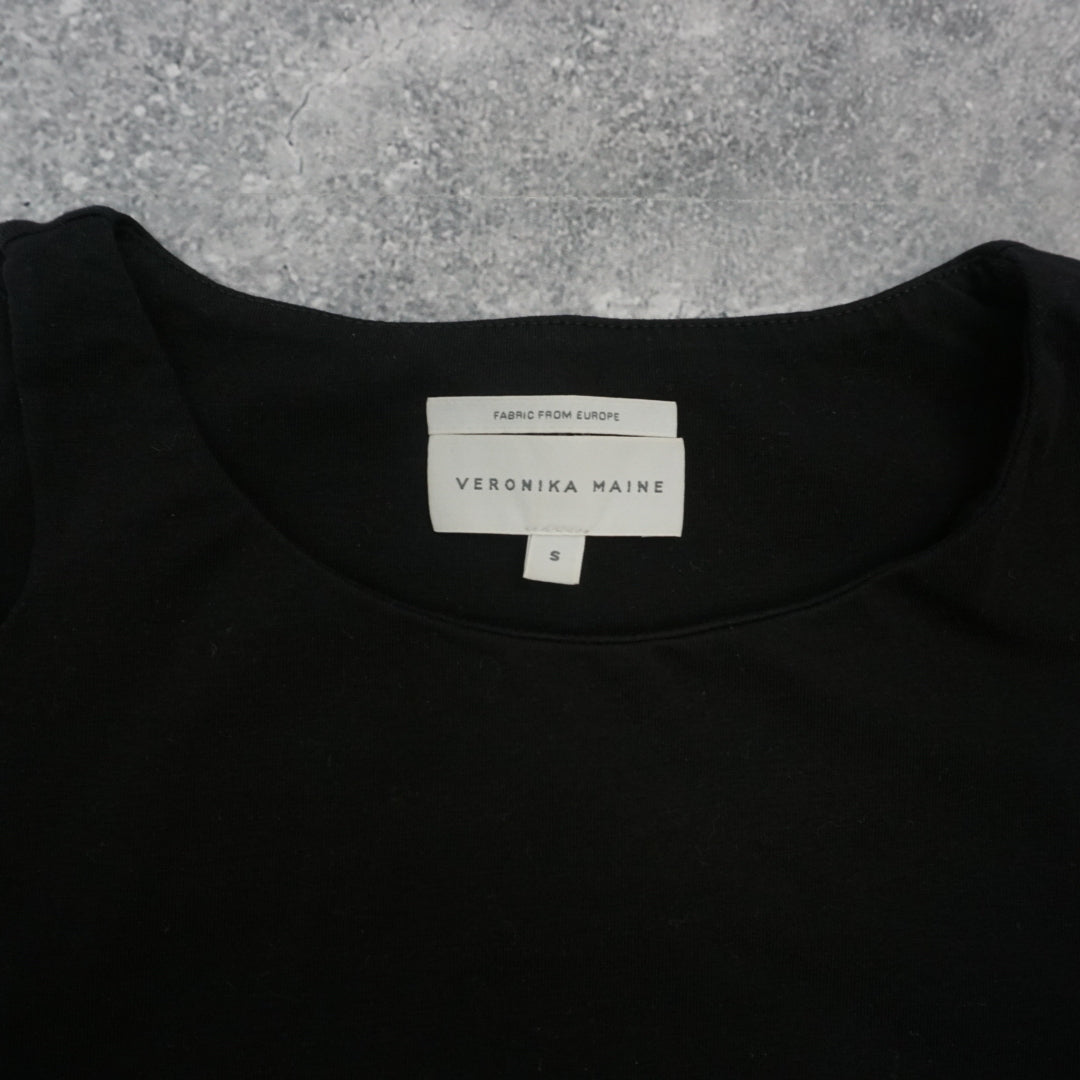 Veronika Maine Long Sleeve Cutout Top