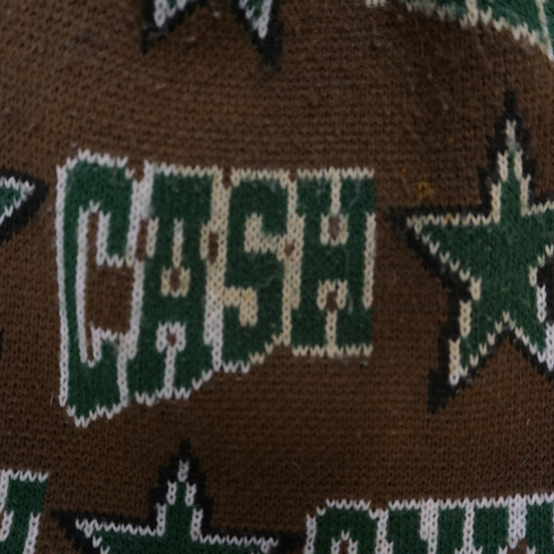 Cash Only Cash Graphic Beanie