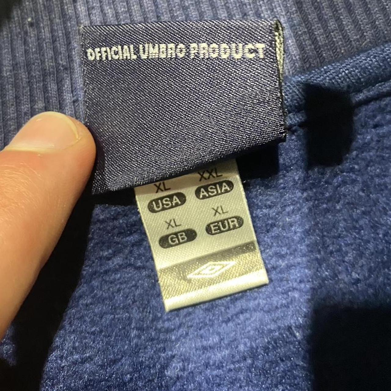 2000s Umbro Oversized Zip Up Hoodie