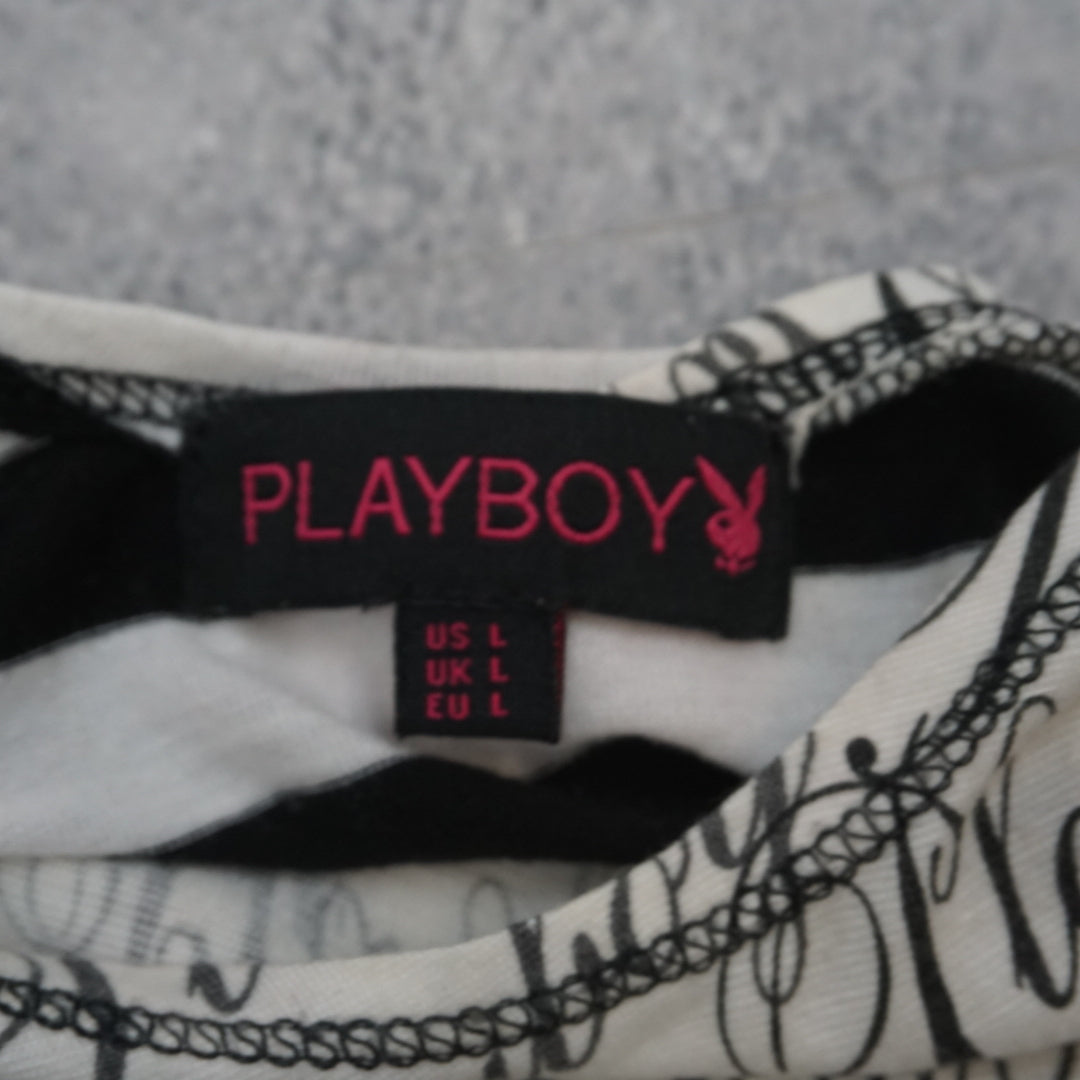 2000s Playboy Striped Top