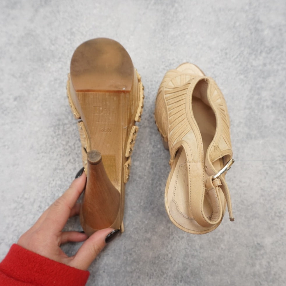2000s Dior Platform Heels Shoes
