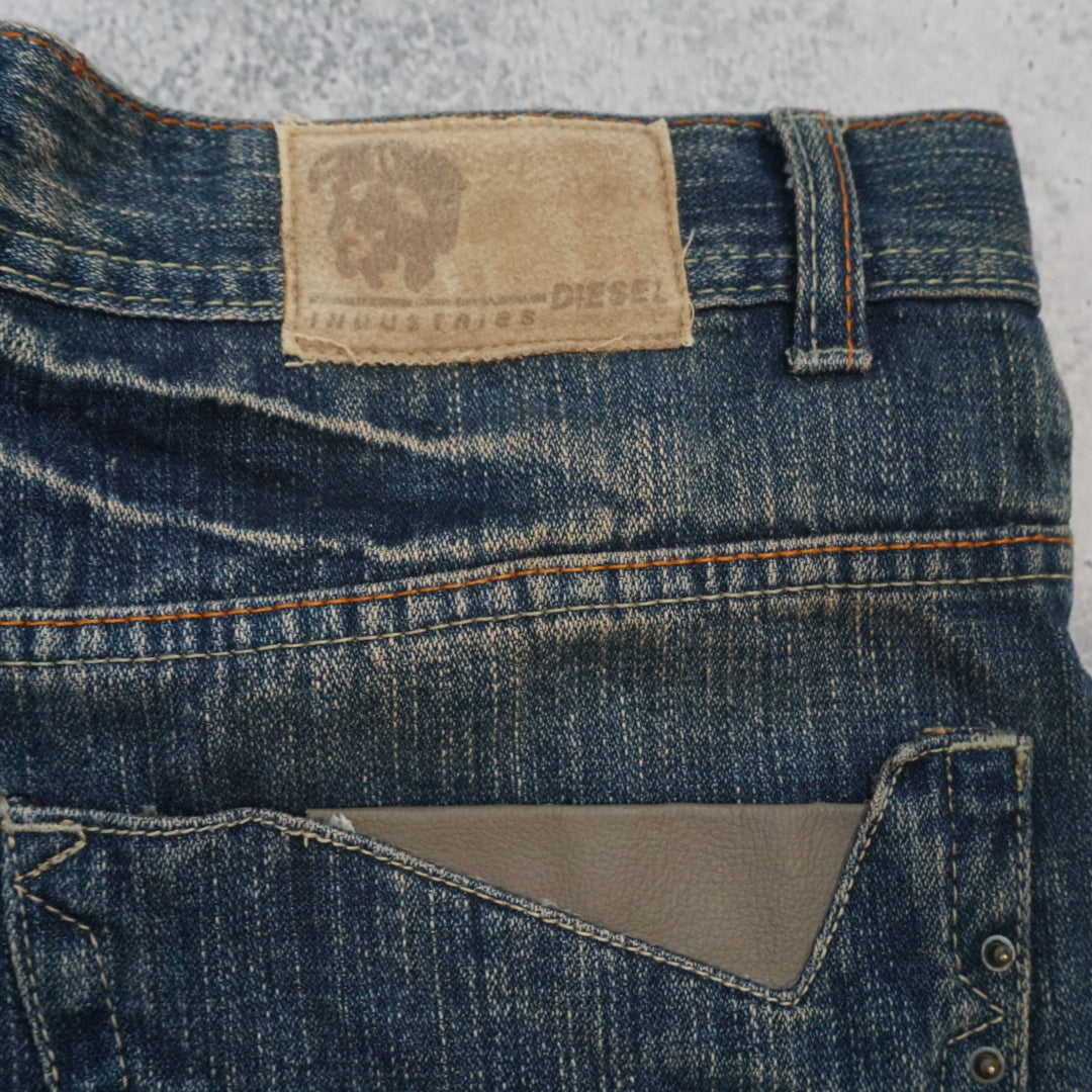 Diesel Straight Leg Indigo Jeans