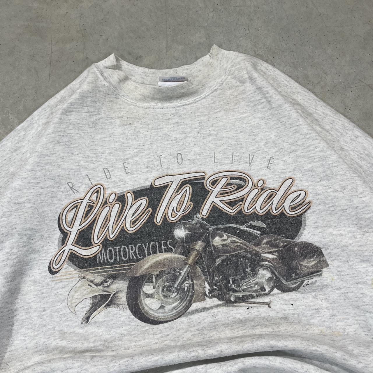 2000s Live to Ride Graphic Sweatshirt