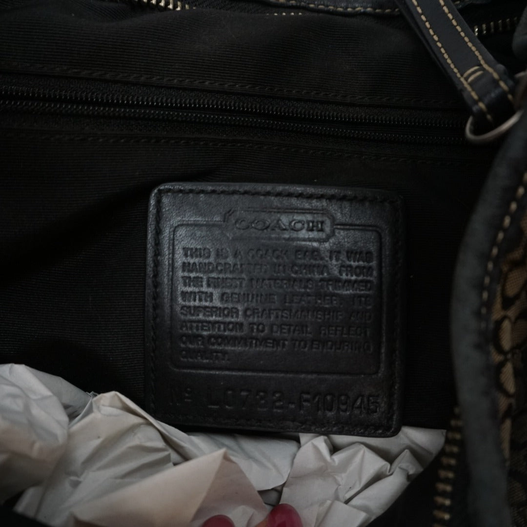 Coach Signature Canvas Handbag