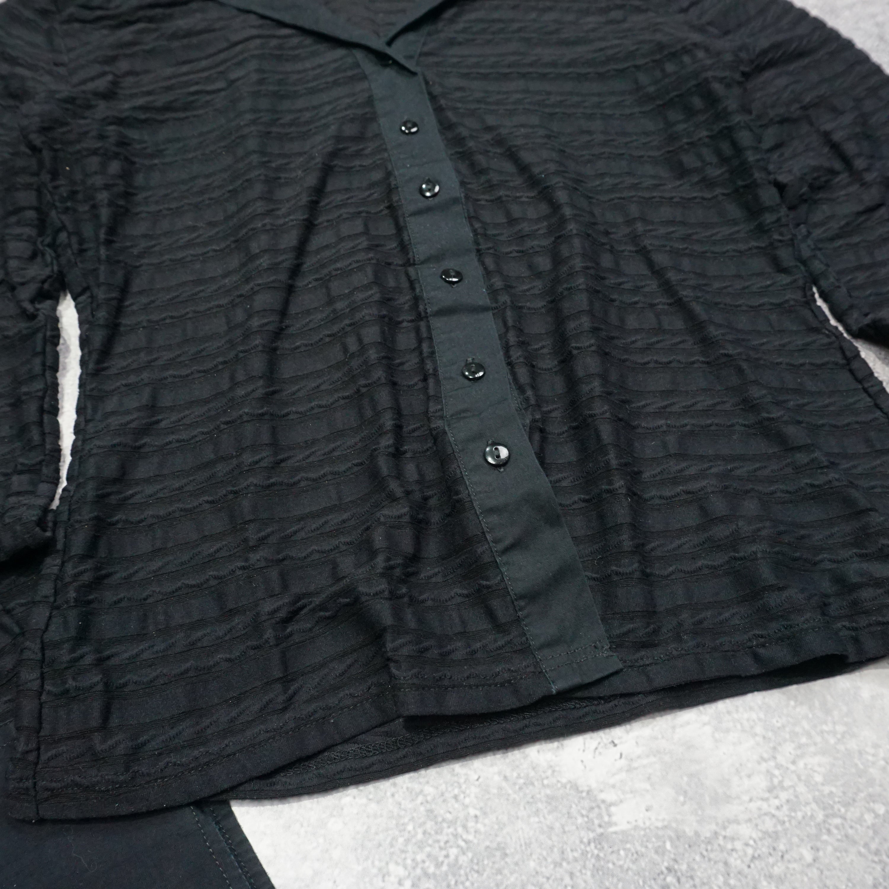 2000s Nara Camicie Textured Button Up