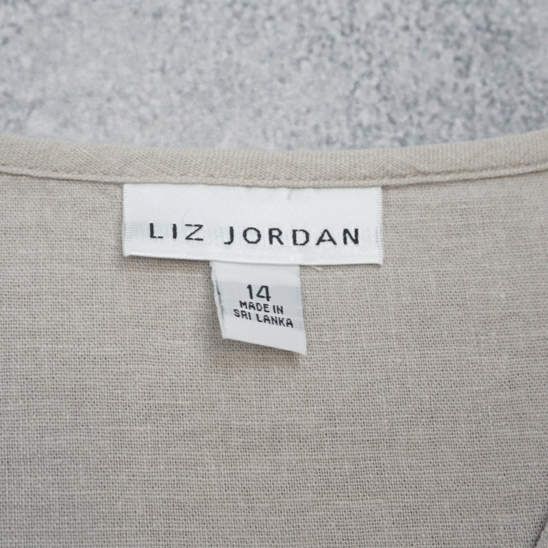 Liz Jordan V-Neck Top