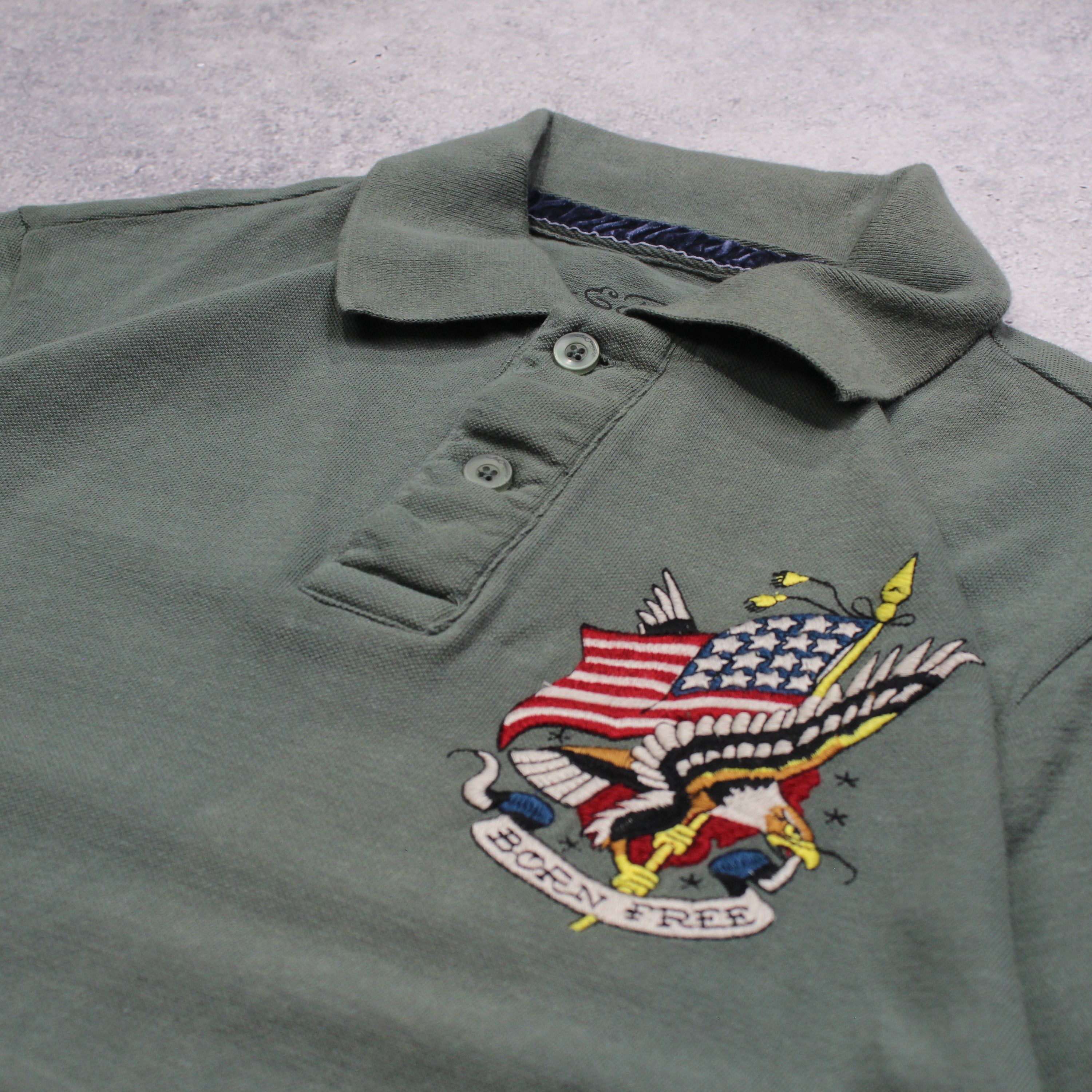 Ed Hardy Eagle Graphic Polo
