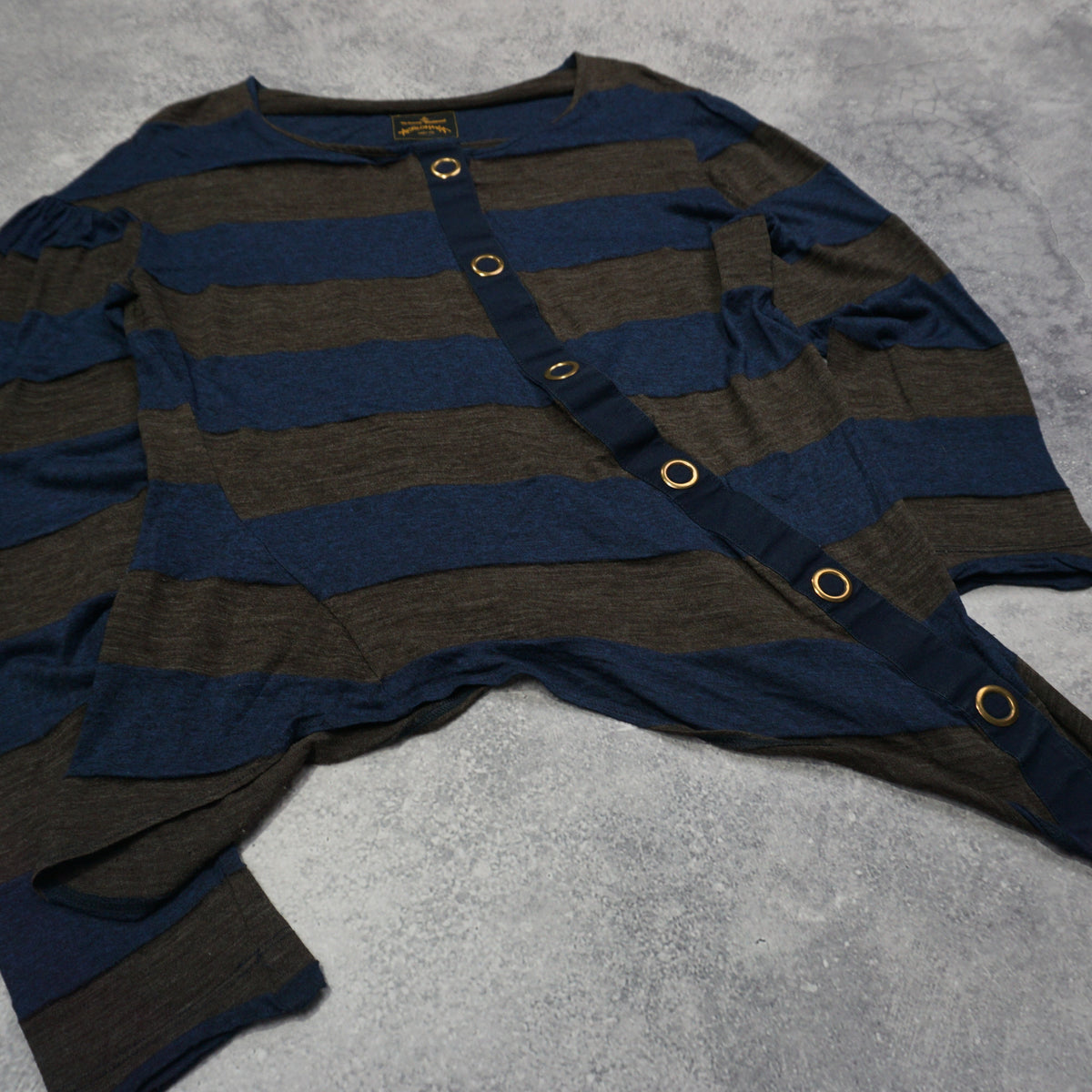 Vivienne Westwood Striped Assymetrical Top