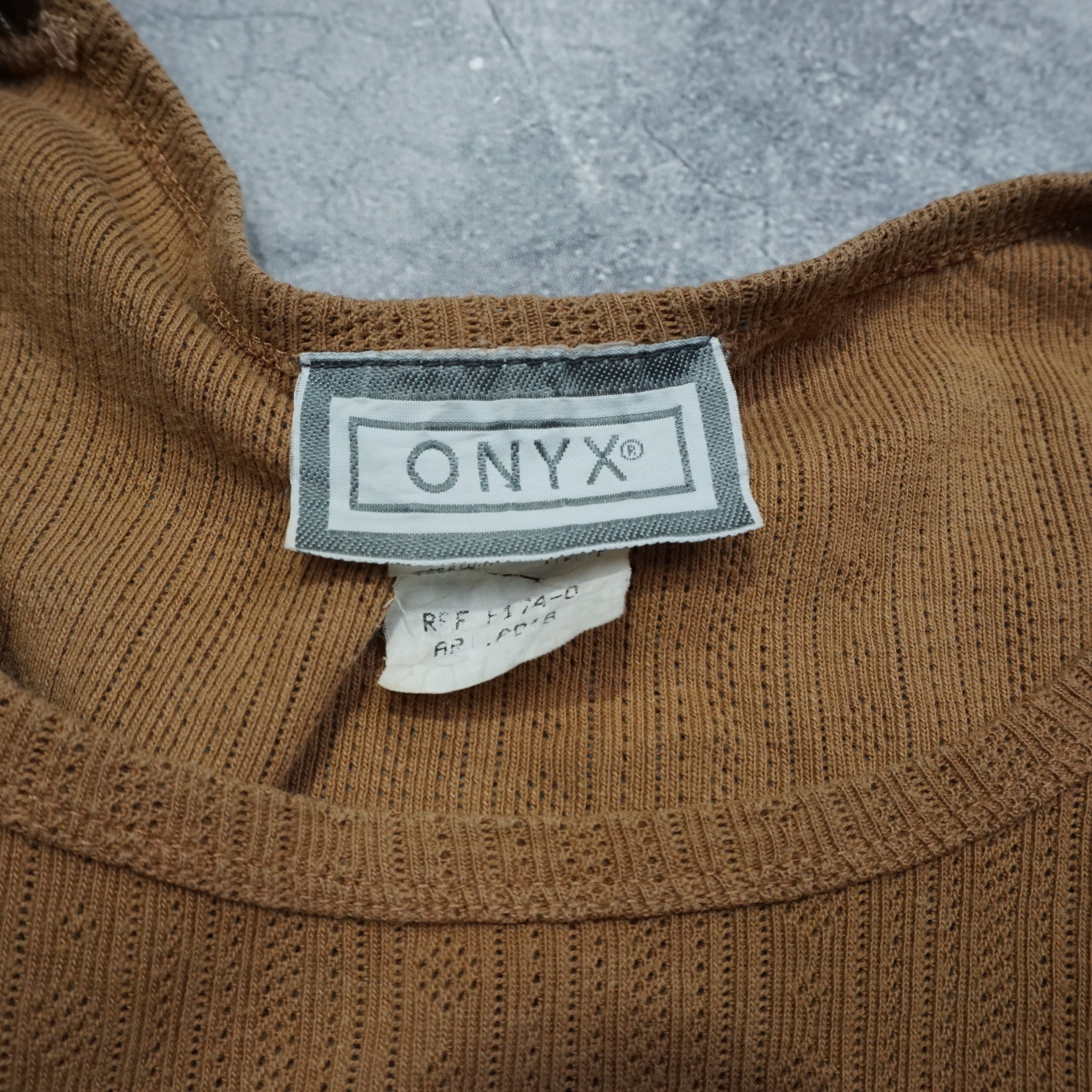 2000s Onyx Crop Knit Top