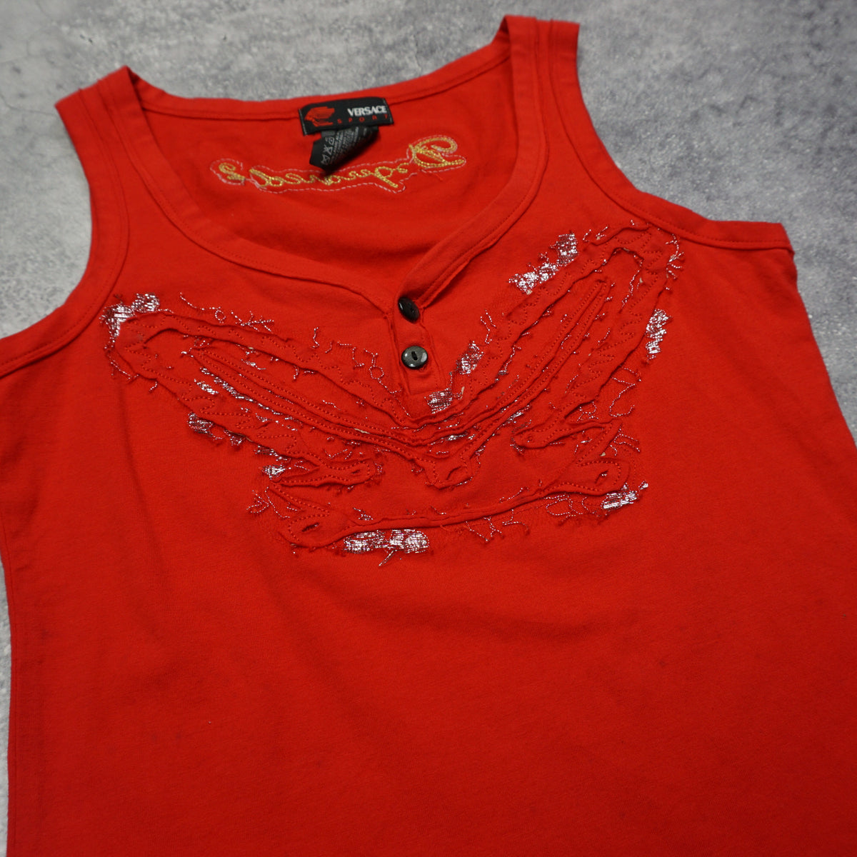 2000s Versace Sport Tank Top