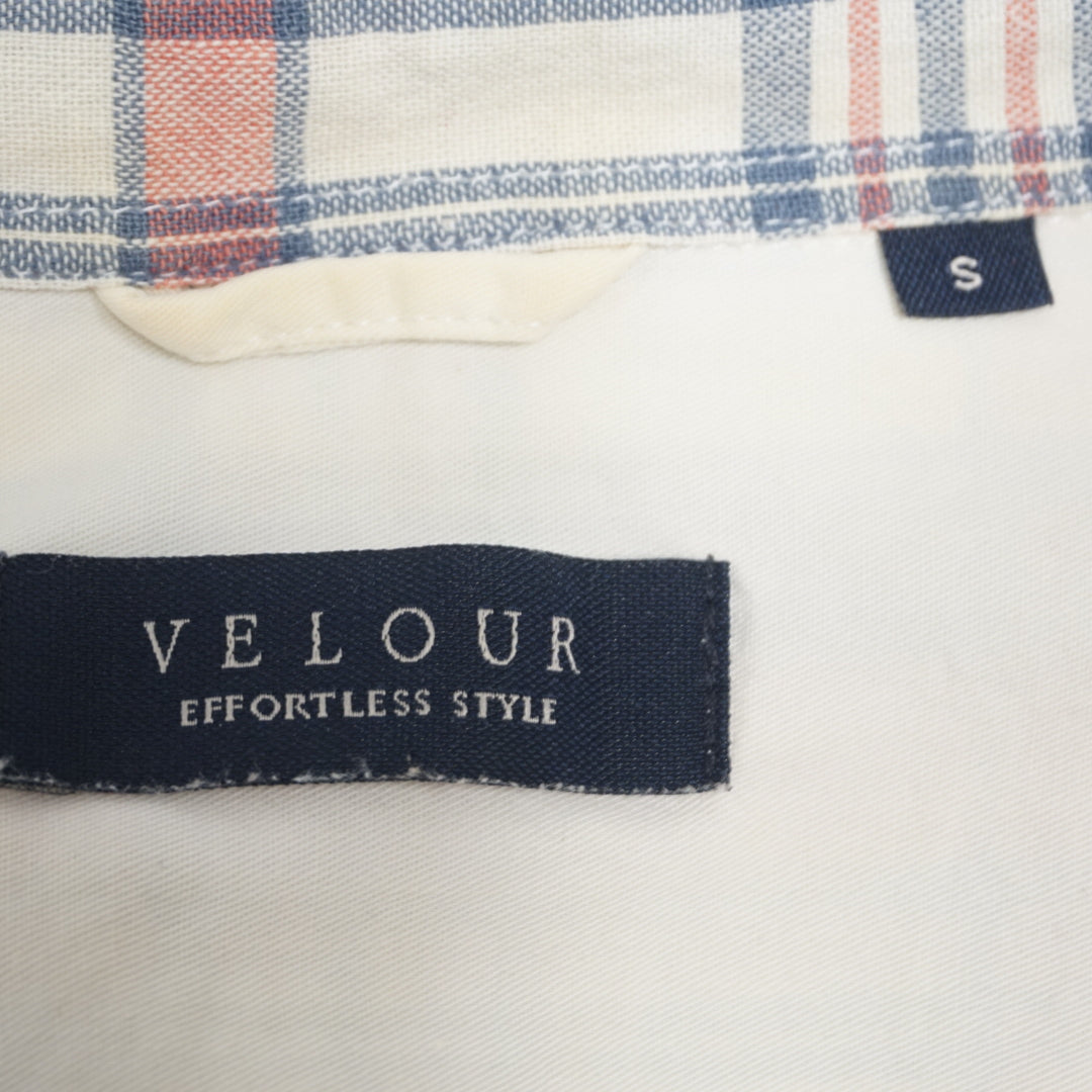 Velour Plaid Shirt