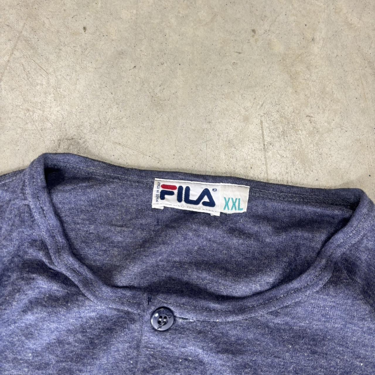 90s Fila Boxy T-Shirt Henley