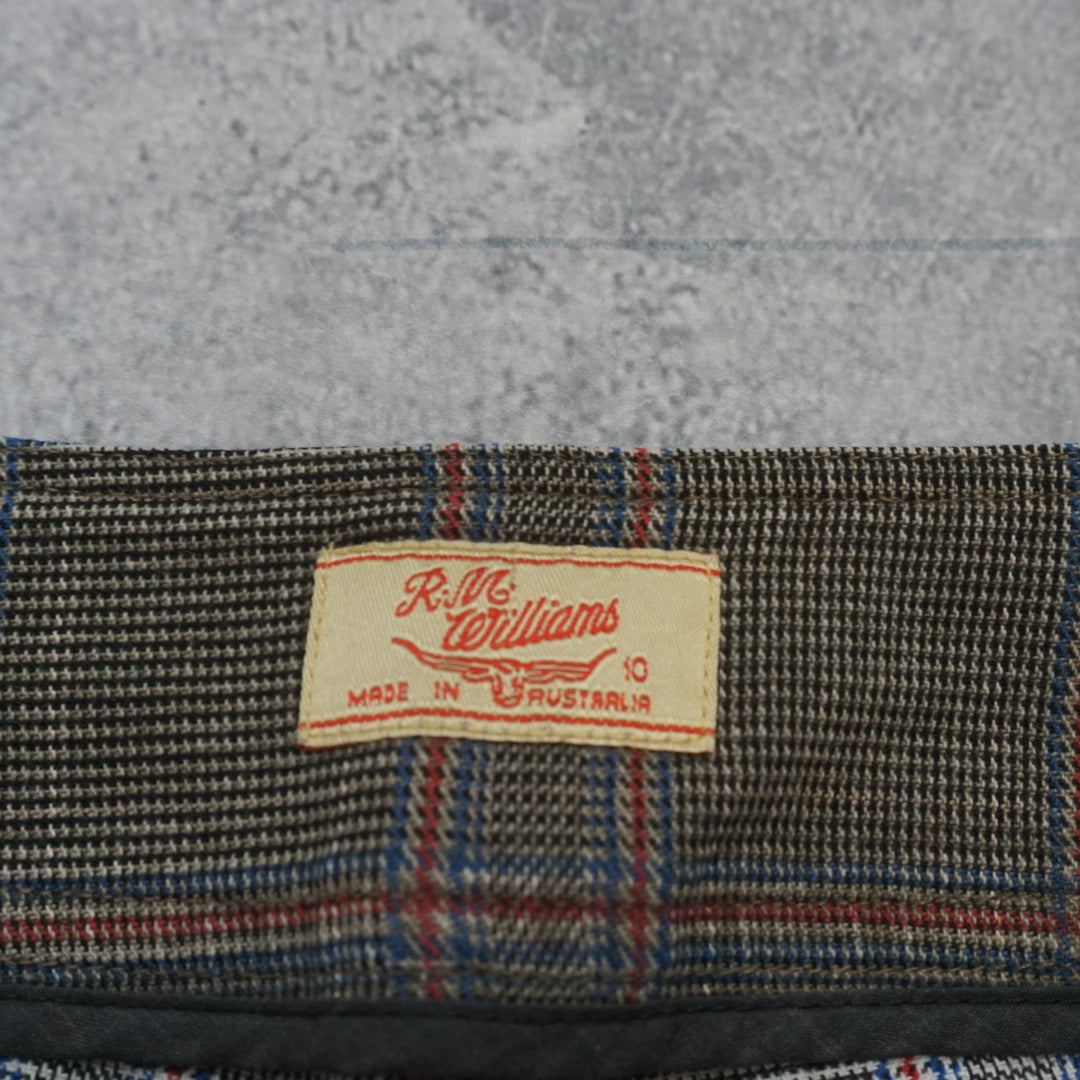 R.M. Williams Check Pattern Pants