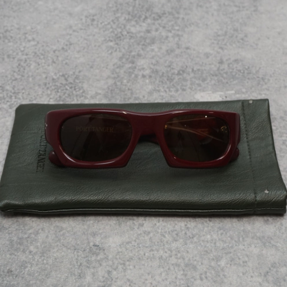 Port Tanger Burgundy Acetate Sunglasses