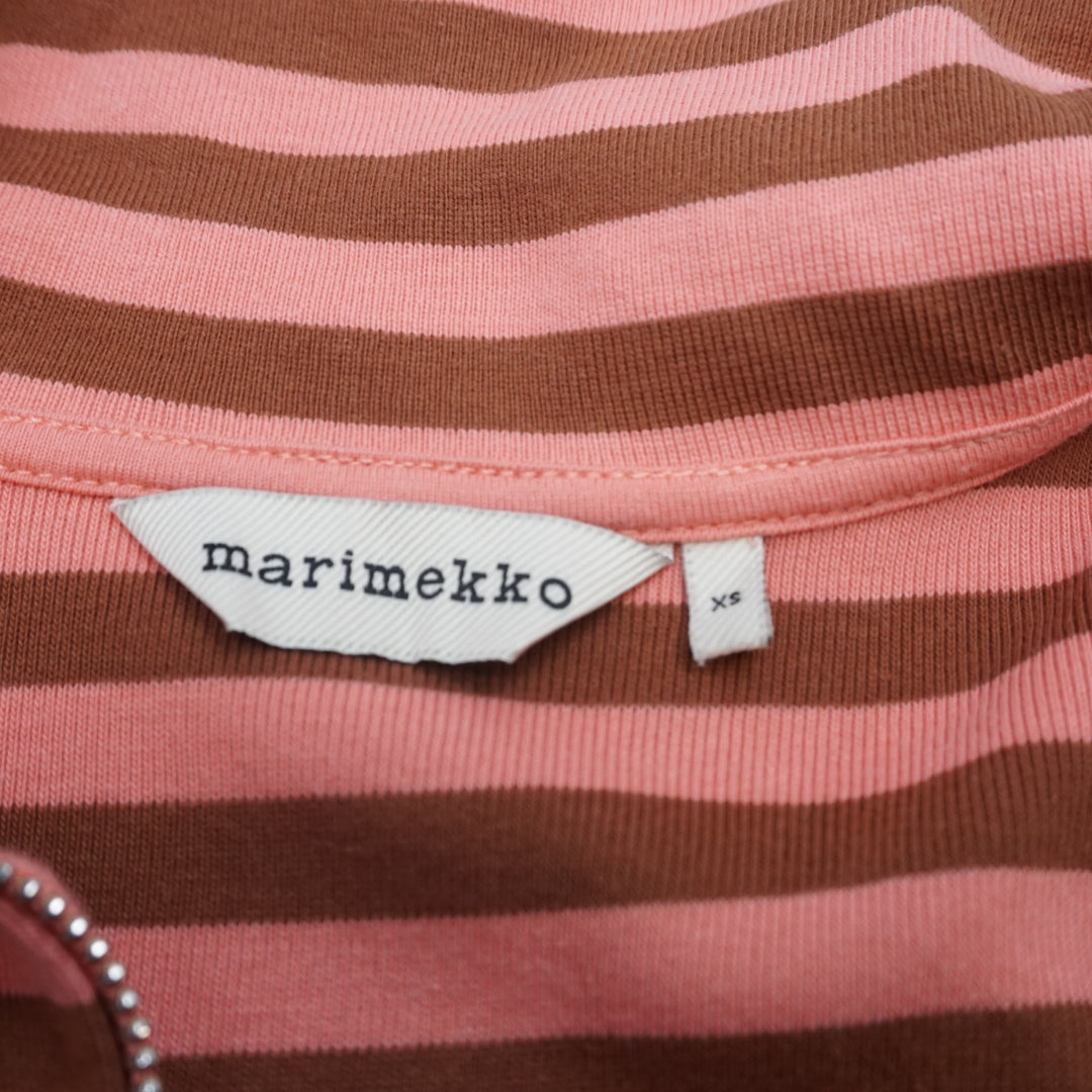 Marimekko Striped Quarter Zip Jumper