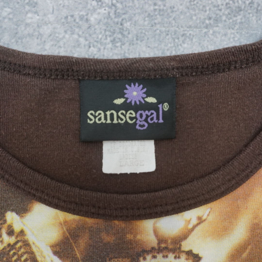 2000s Sansegal New York Graphic T-Shirt