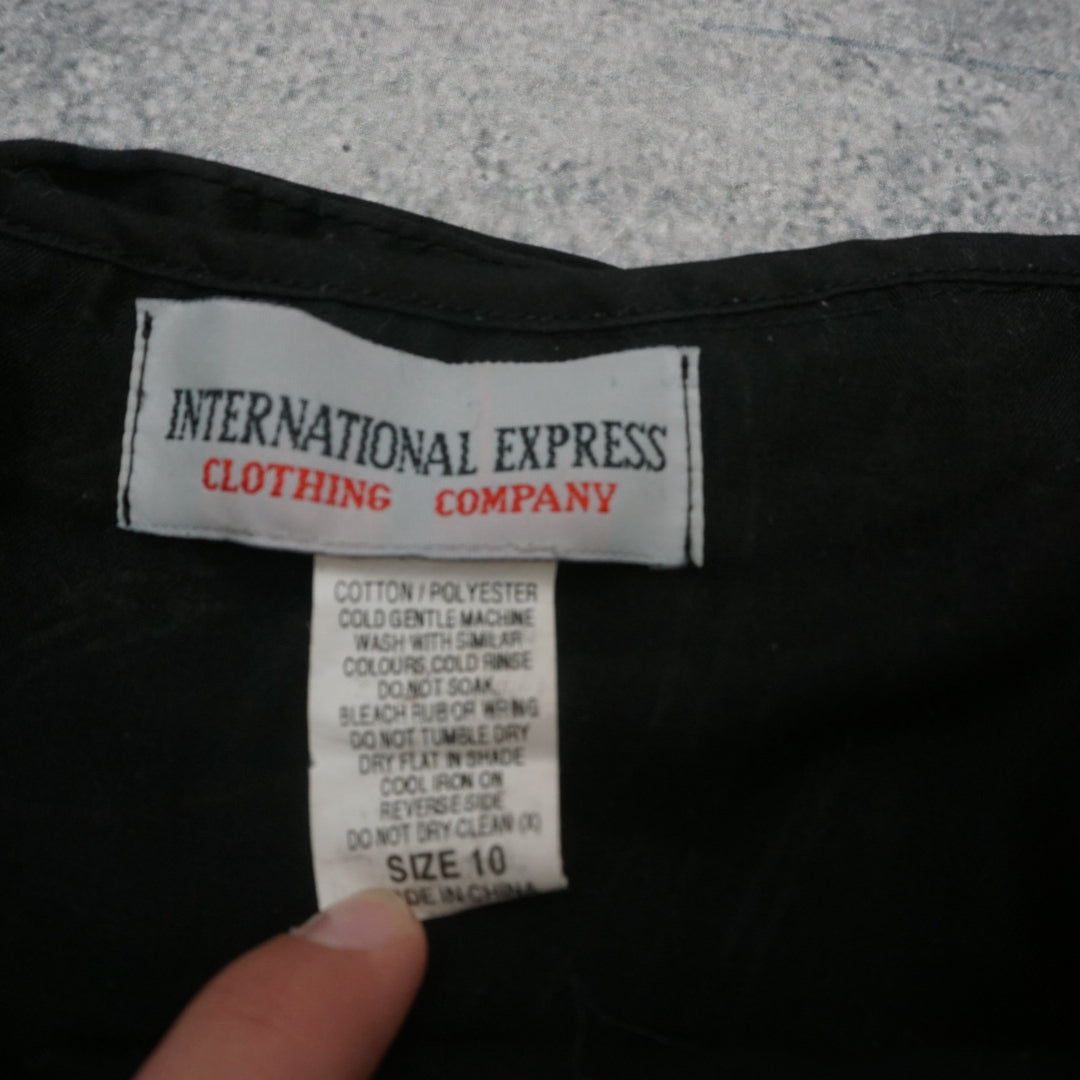 2000s International Express Two tone Midi Skir