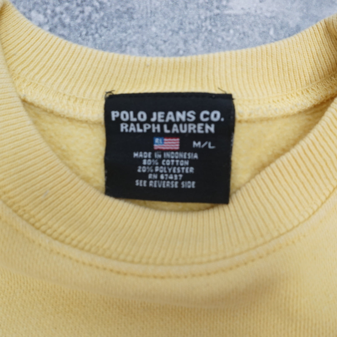 2000s Polo Jeans Co. Ralph Lauren Jeans Company Spellout Crewneck Jumper