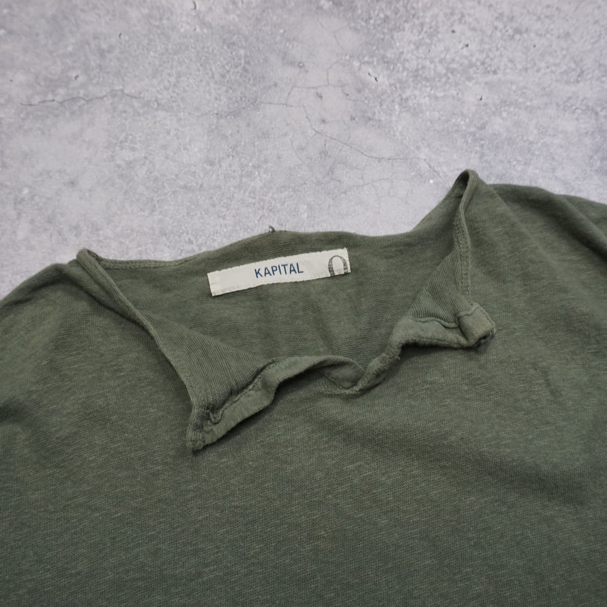 Kapital Long Sleeve Henley T-Shirt