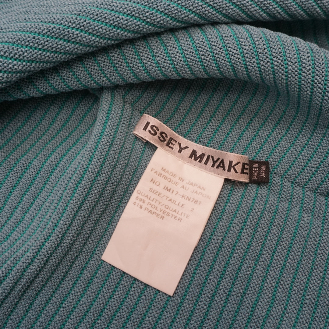 Issey Miyake Ribbed Boxy Knit Top