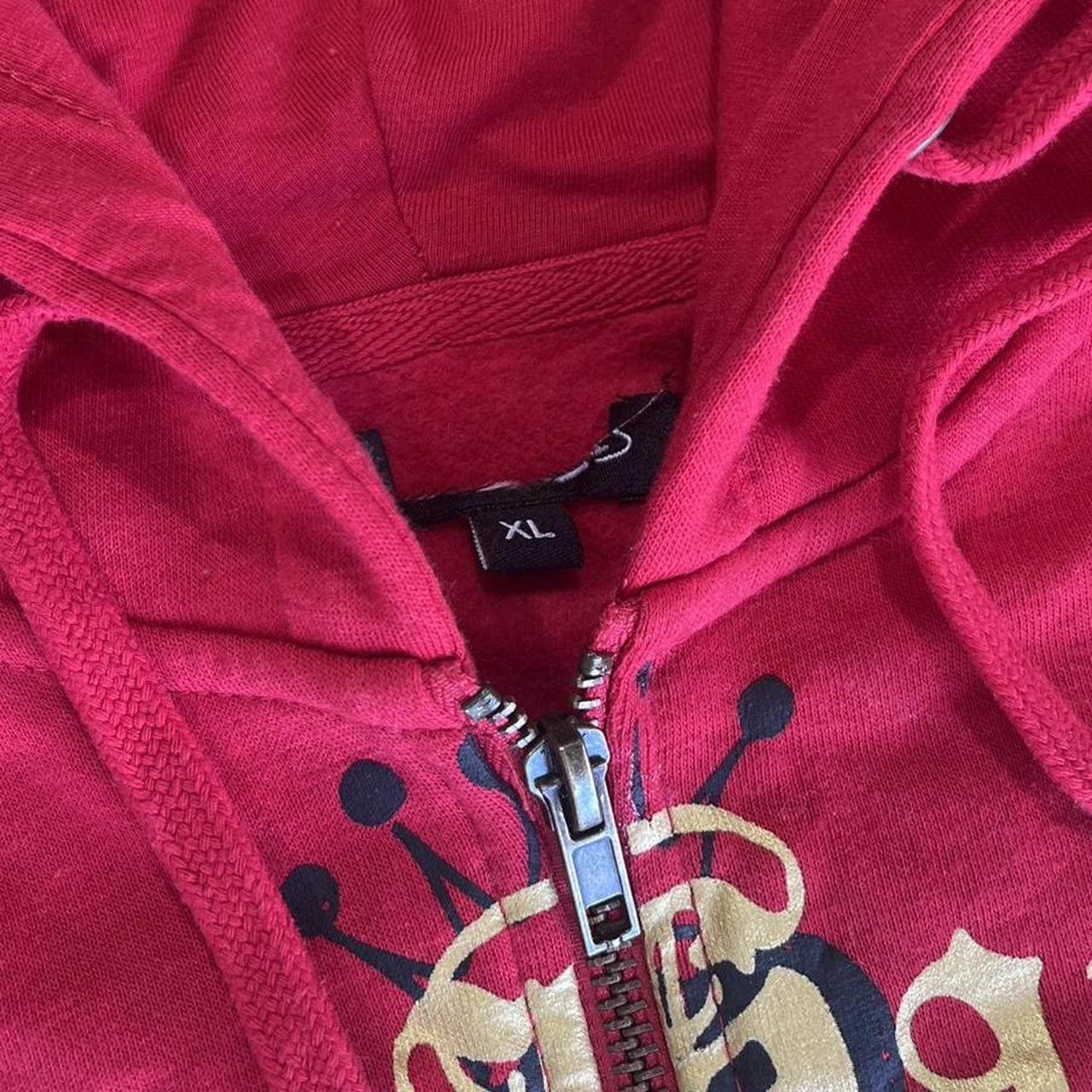 2000s Ed Hardy Graphic Hoodie Zip Up