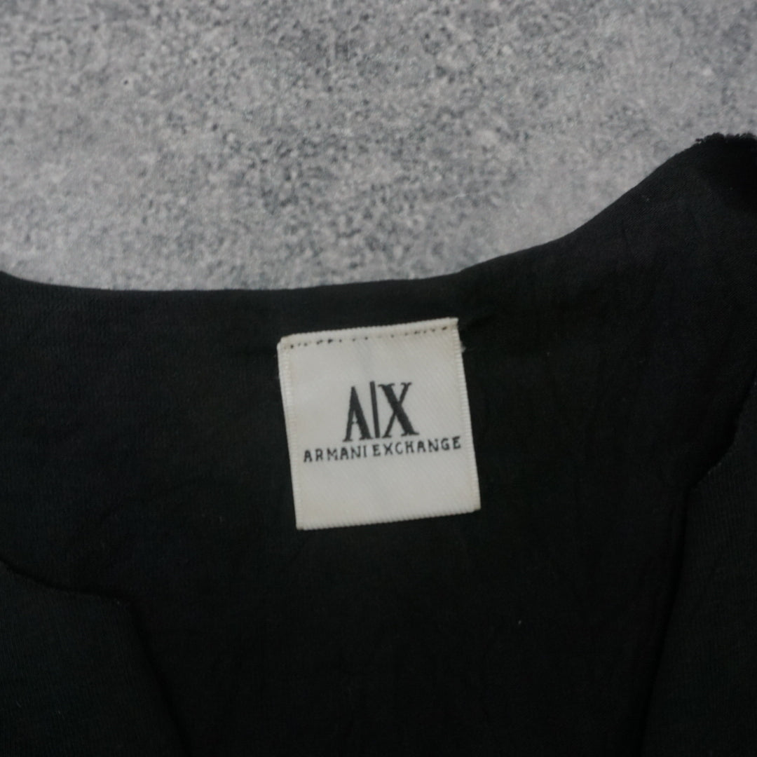 2000s Armani Exchange Paisley Embellished Top