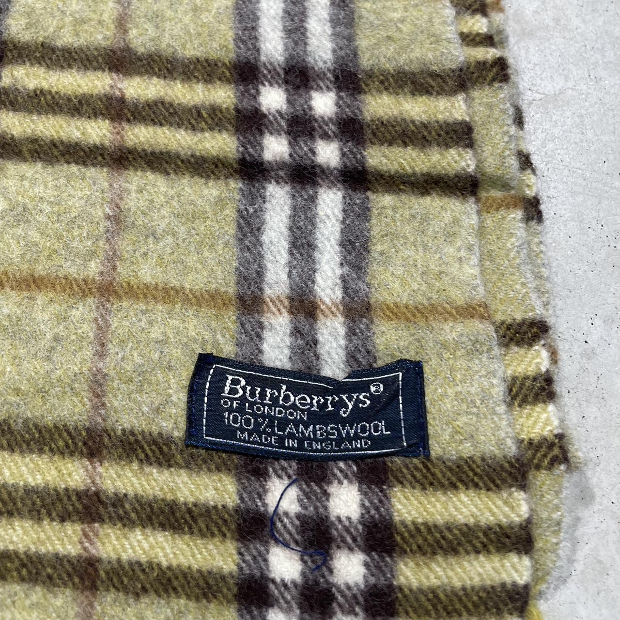 90s Burberrys Plaid Scarf