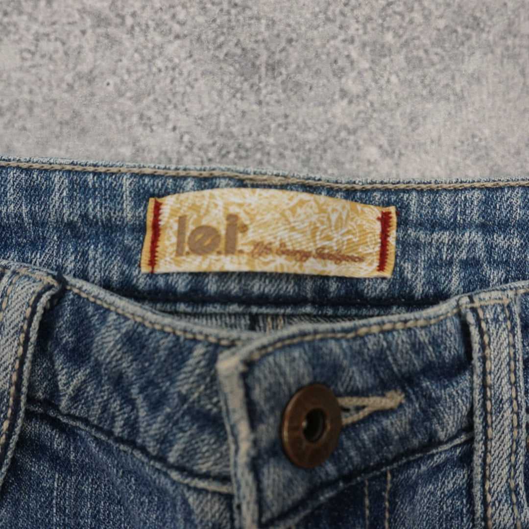 2000s L.e.i. Embroidered Cuffed Jorts