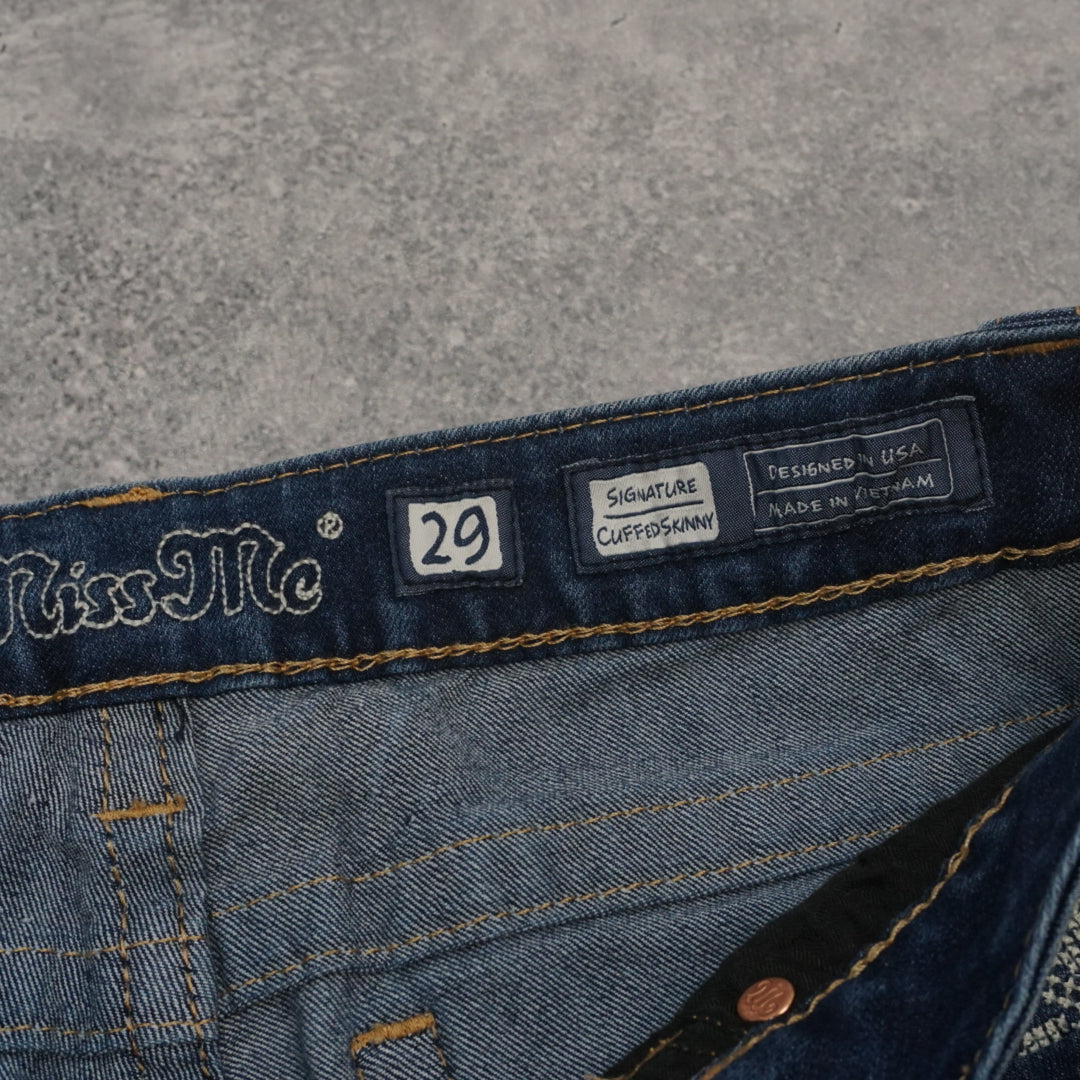2000s Miss Me Embellished Cuffed Shorts