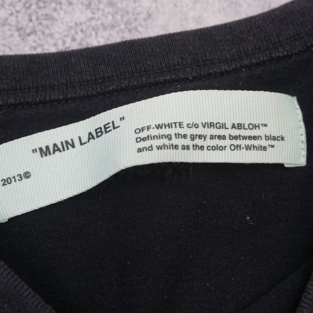 2000s Off-White Fahrenheit 451 Graphic T-Shirt