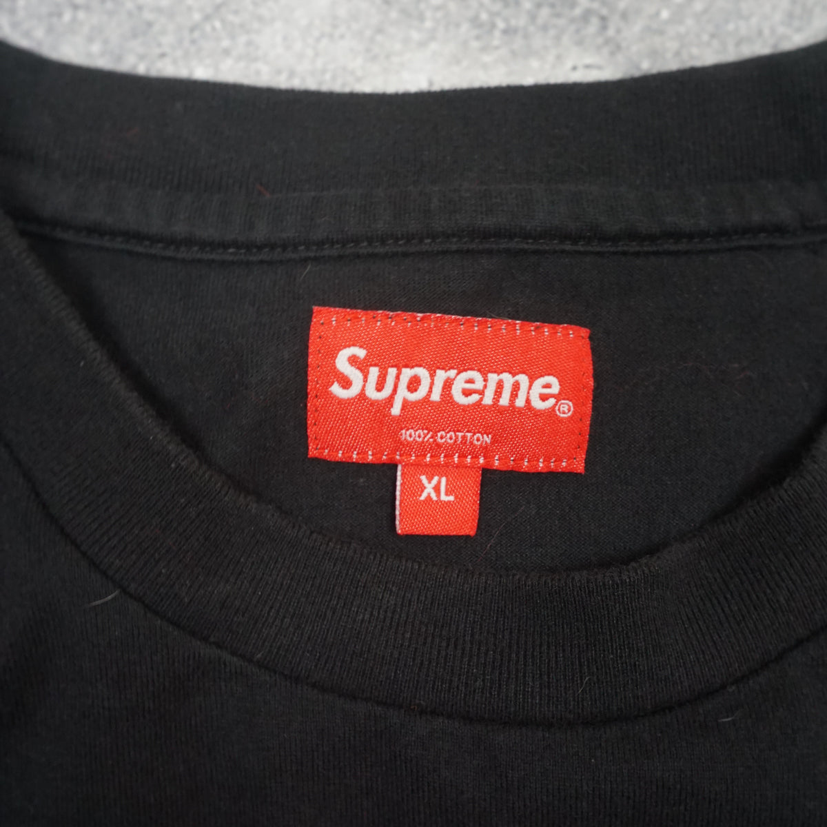 Supreme Black 'Nametag' T-Shirt