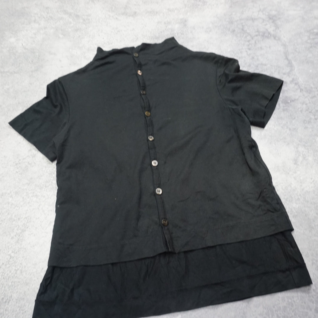 Comme Des Garçons Button Up Top