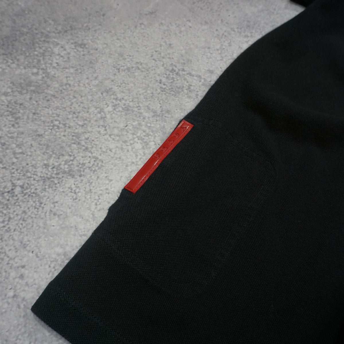2000s Prada Red Tab Polo