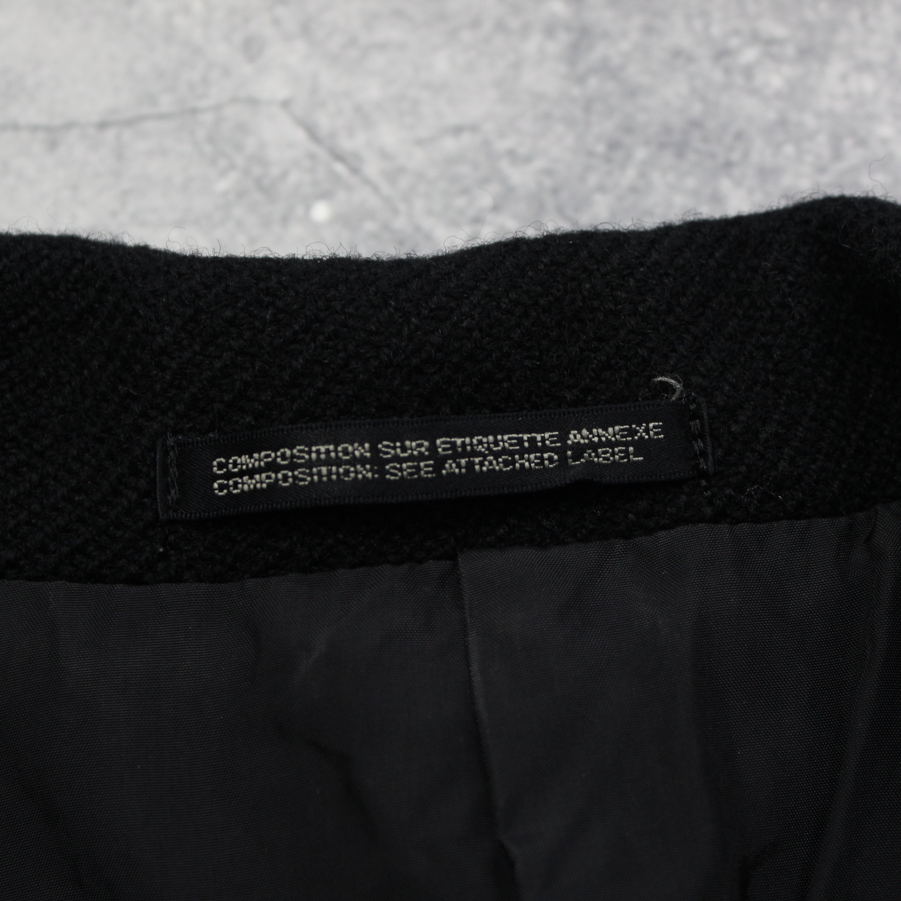 Yohji Yamamoto + Noir Double Breasted Jacket