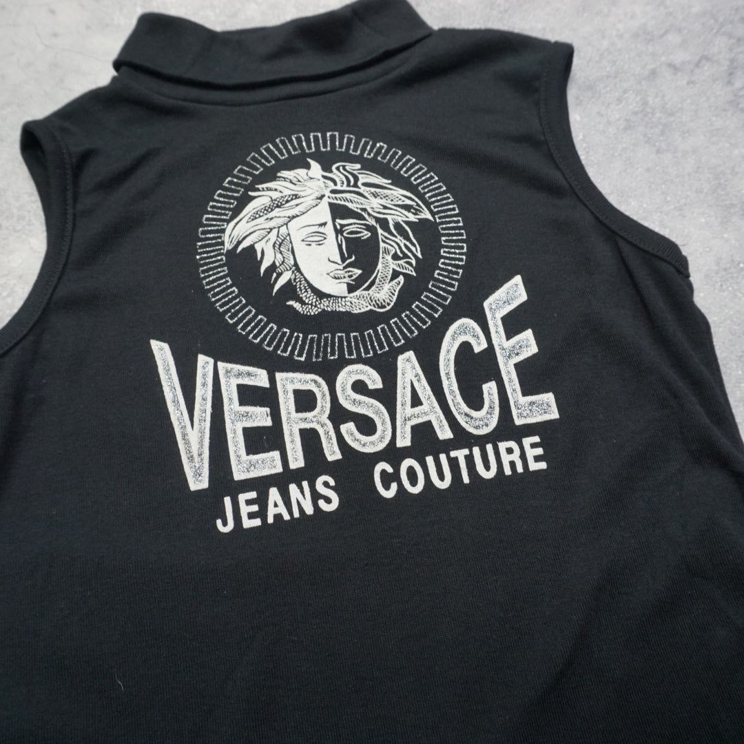 2000s Versace Jeans Couture Graphic Top Cami