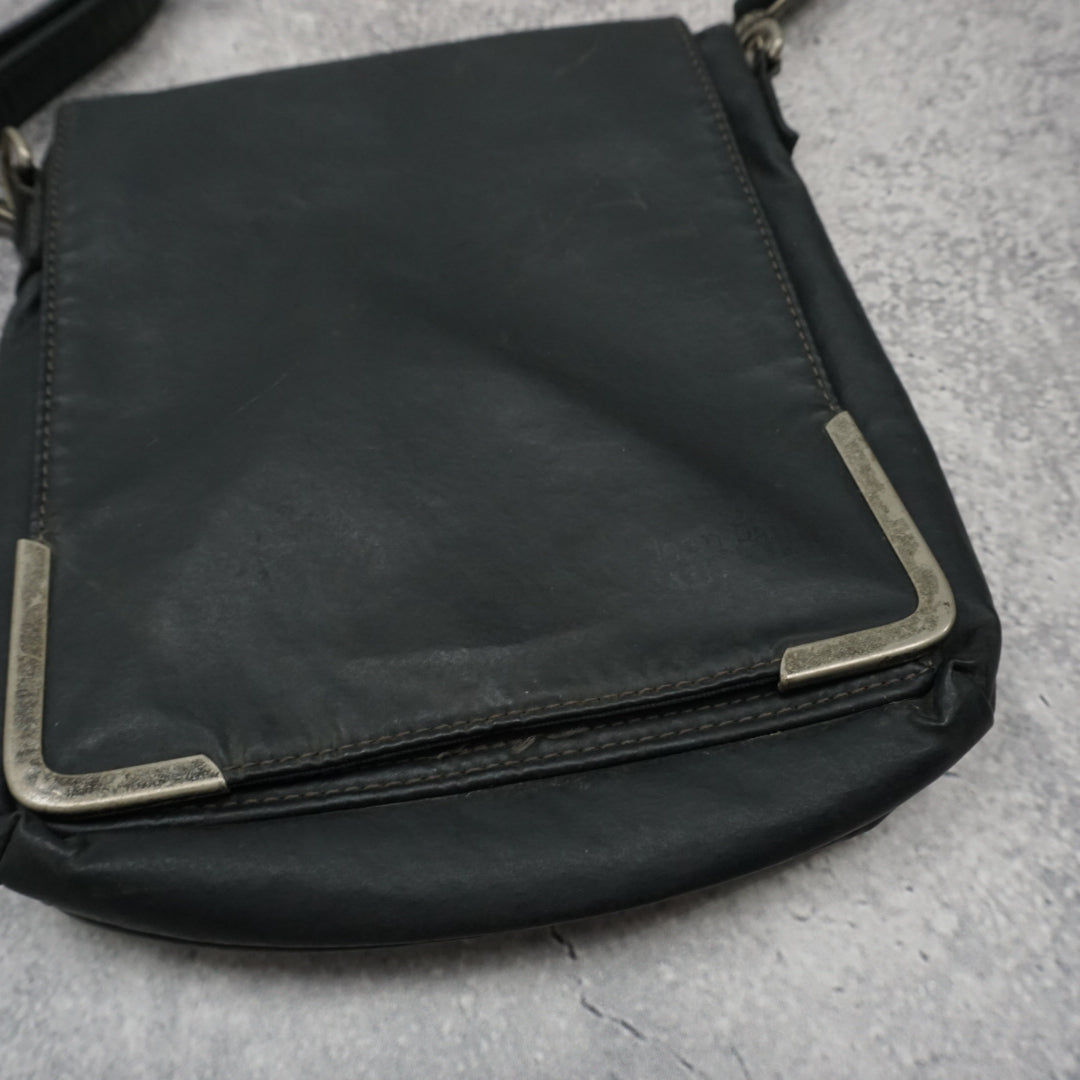 2000s Jean Paul Gaultier Leather Crossbody Sling Bag