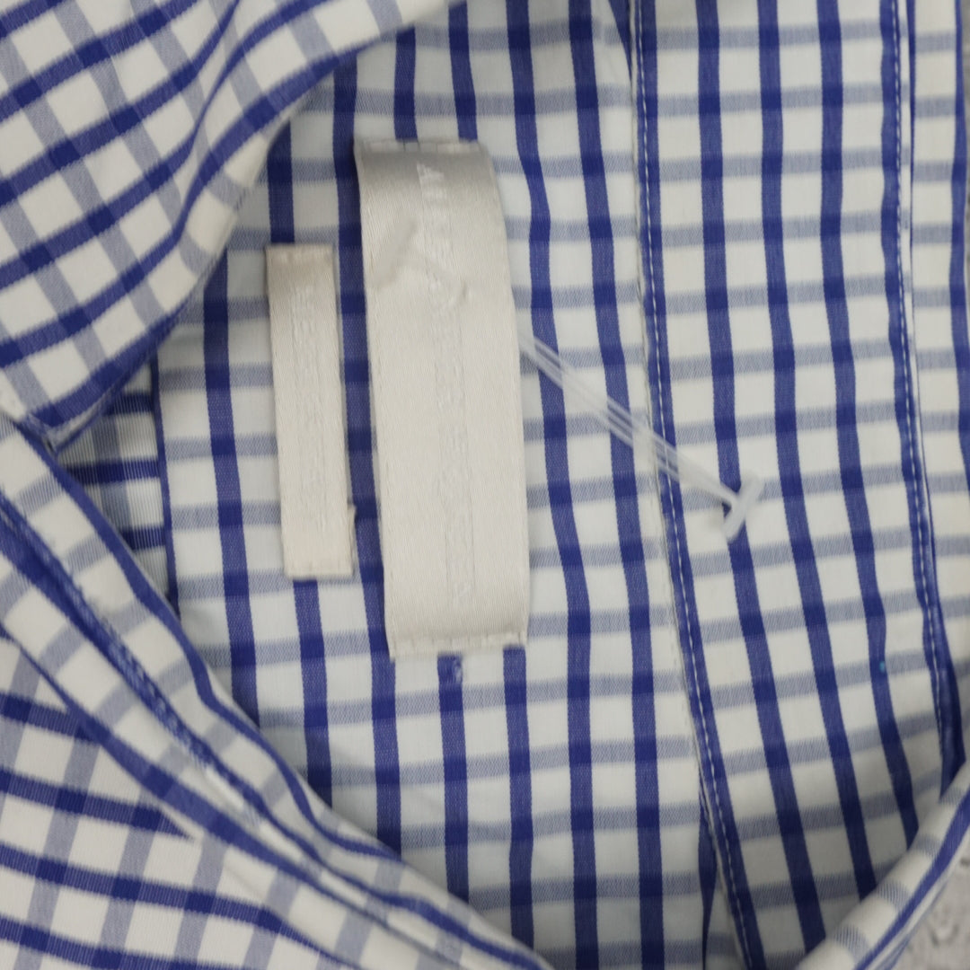 2000s Alexander McQueen Gingham Short Sleeve Shirt