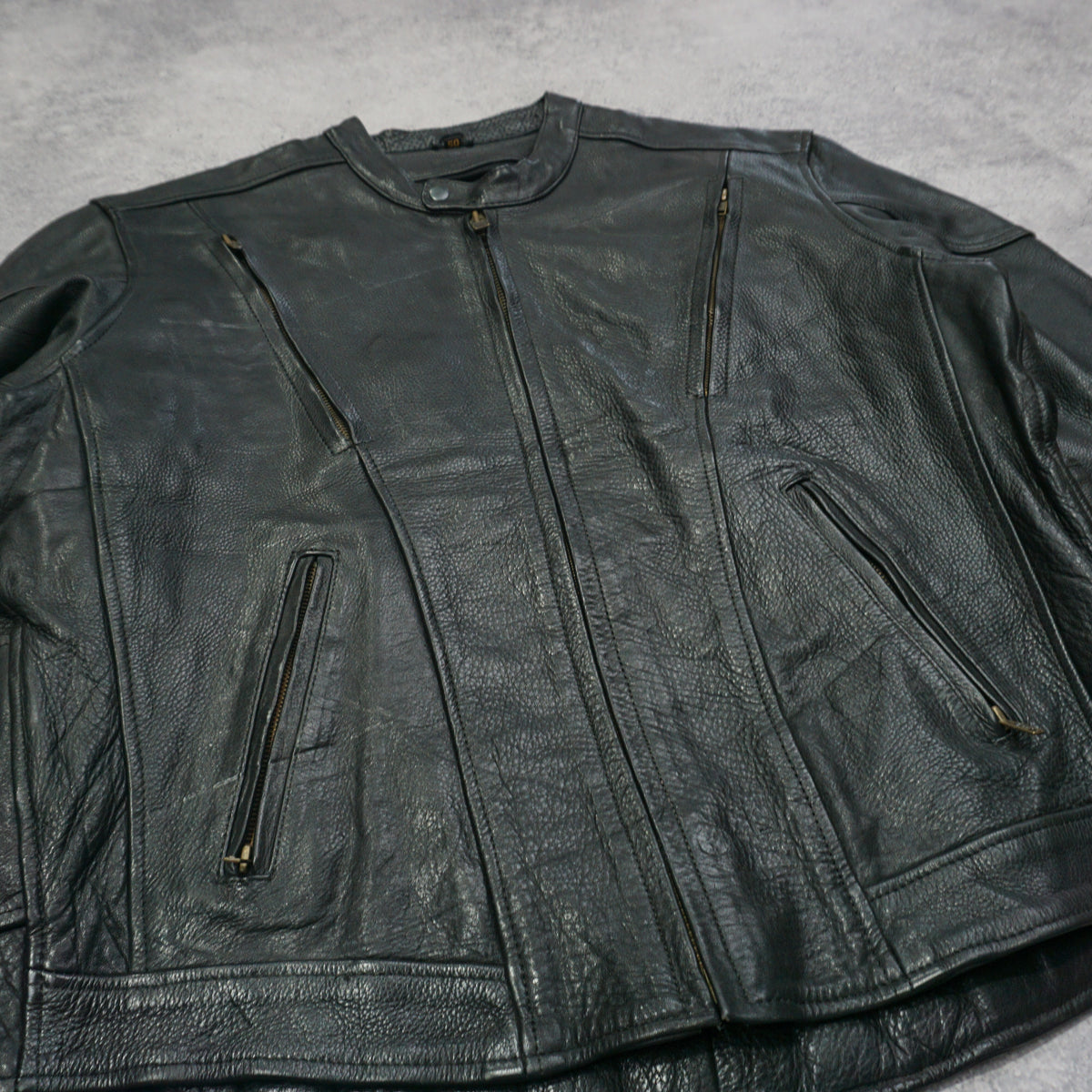 2000s Biker Leather Jacket