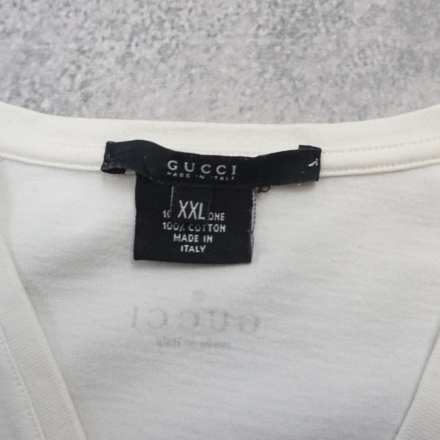 Gucci V Neck Cotton Top