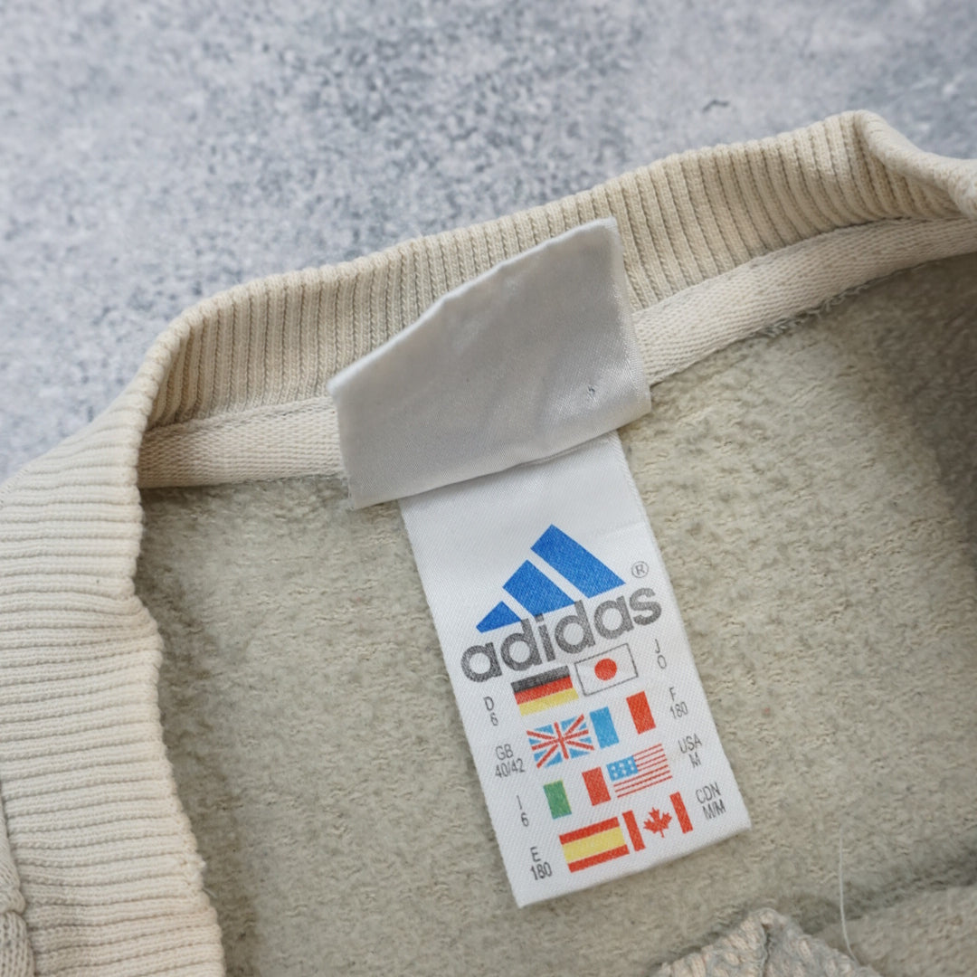 90s Adidas Embroidered Crewneck Sweater