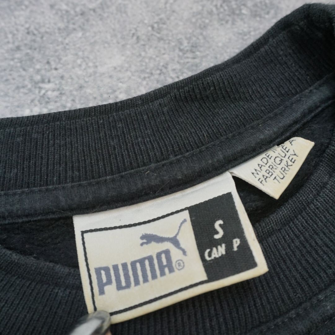90s Puma Big Logo Embroidered Crewneck